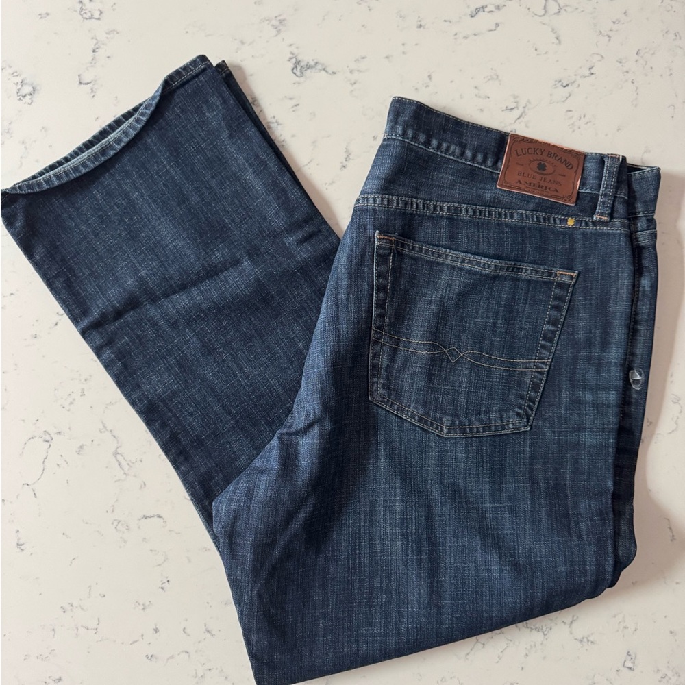 Lucky Brand Blue Straight Jeans Classic Style